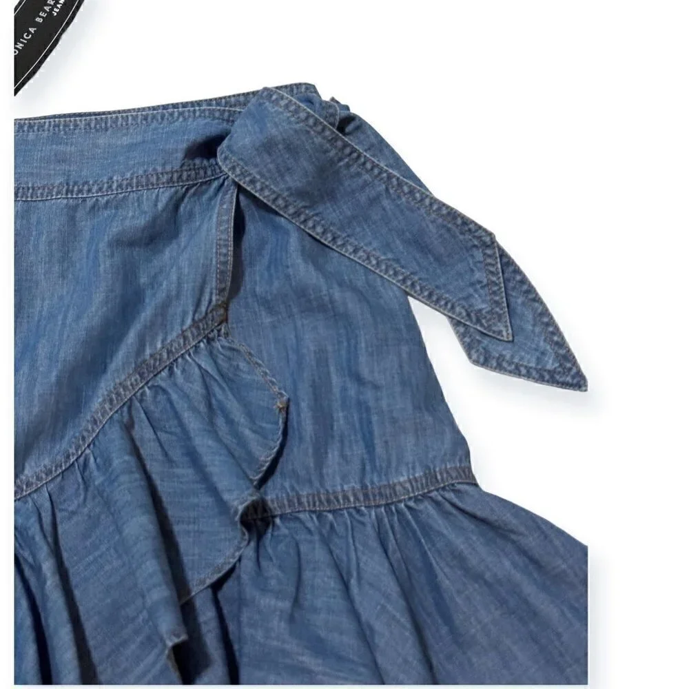 Veronica‎ beard Memphis Denim skirt, Size 0, NWT